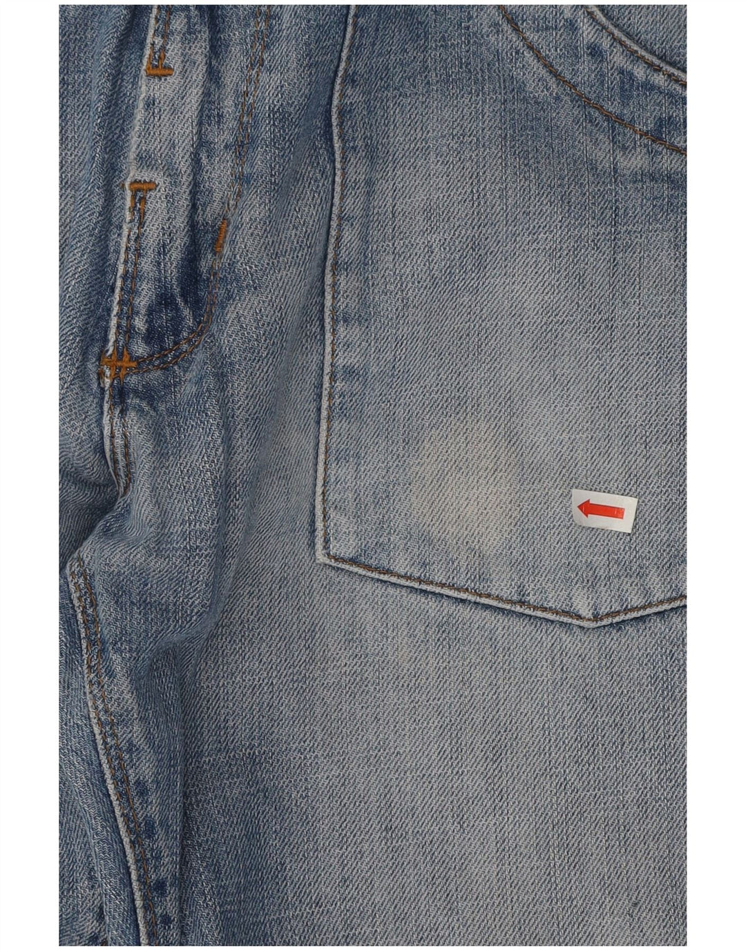 Lee Mens Dillon Patch Straight Jeans W30 L29 Plavi pamuk