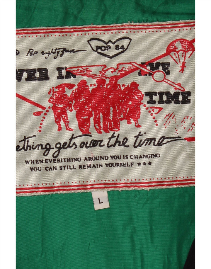 Vintage muška pomoćna jakna UK 40 velika tamnoplava