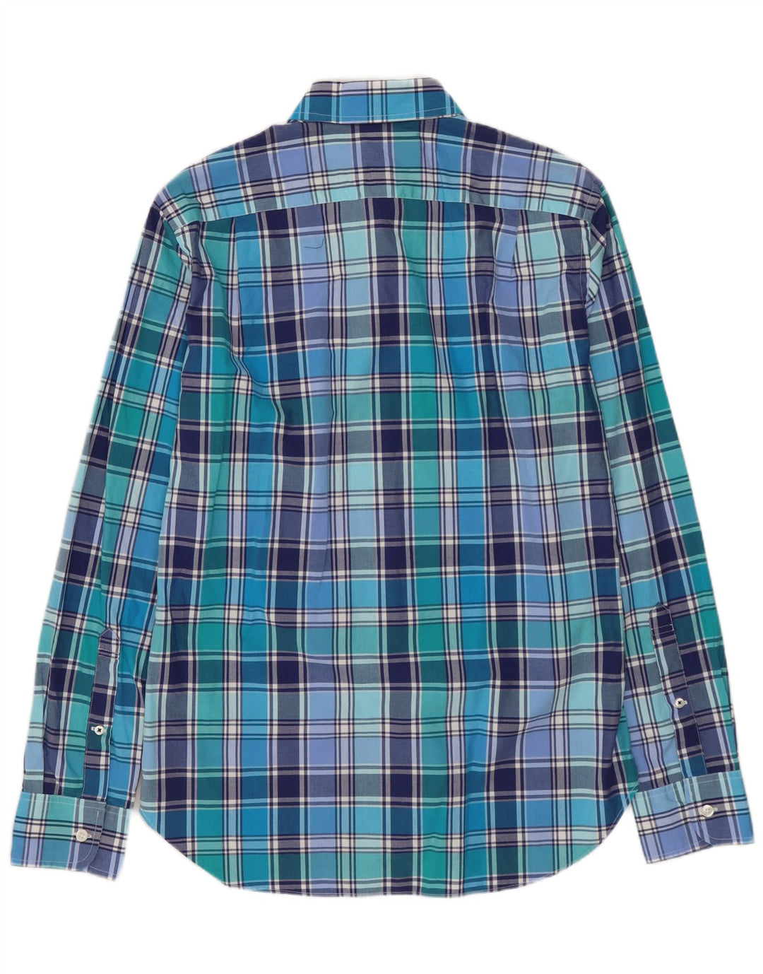 BONOBOS muška uska košulja malenog plavog kariranog pamuka