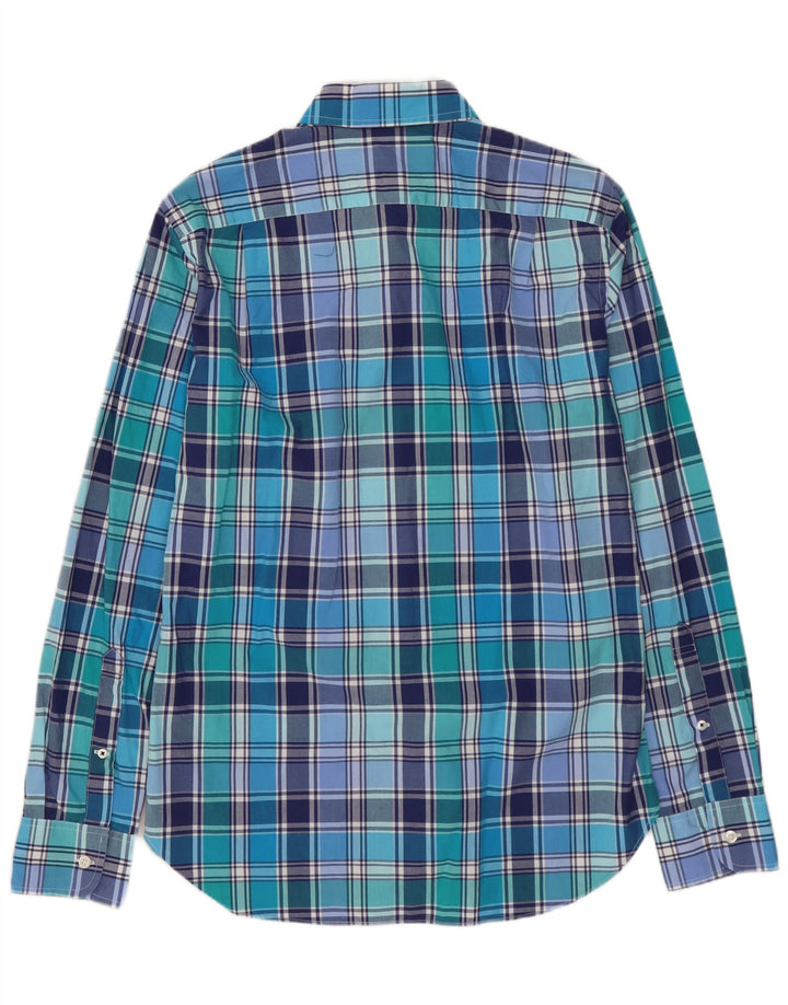 BONOBOS muška uska košulja malenog plavog kariranog pamuka