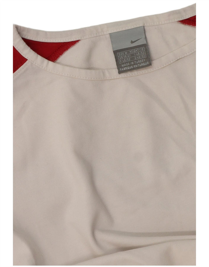 Nike Muška majica dugih rukava UK 39/41 srednje bijele boje