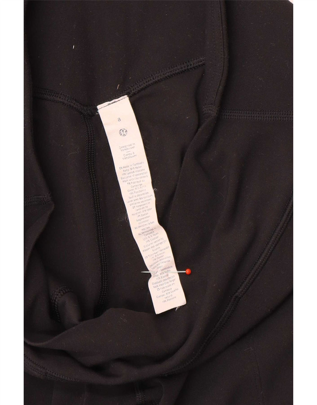 Lululemon Ženska trenirka Hlače Joggers US 8 Srednji crni najlon