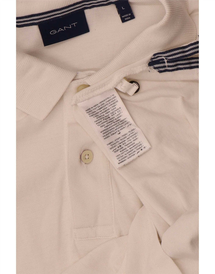 Gant muška polo majica velika bijela pamučna