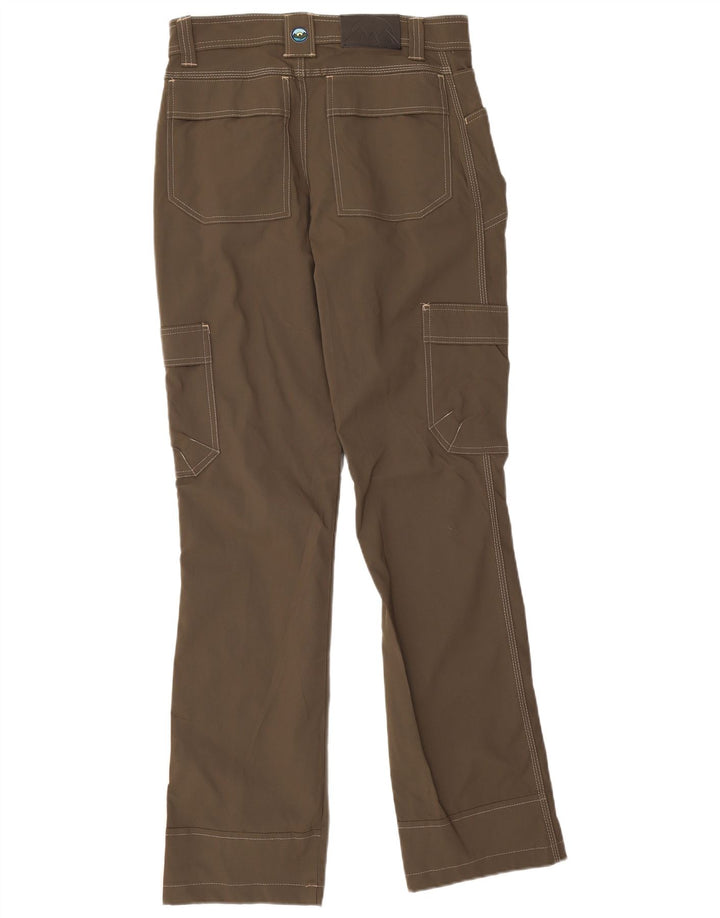 Wrangler muške ravne kargo hlače W30 L34 smeđi najlon