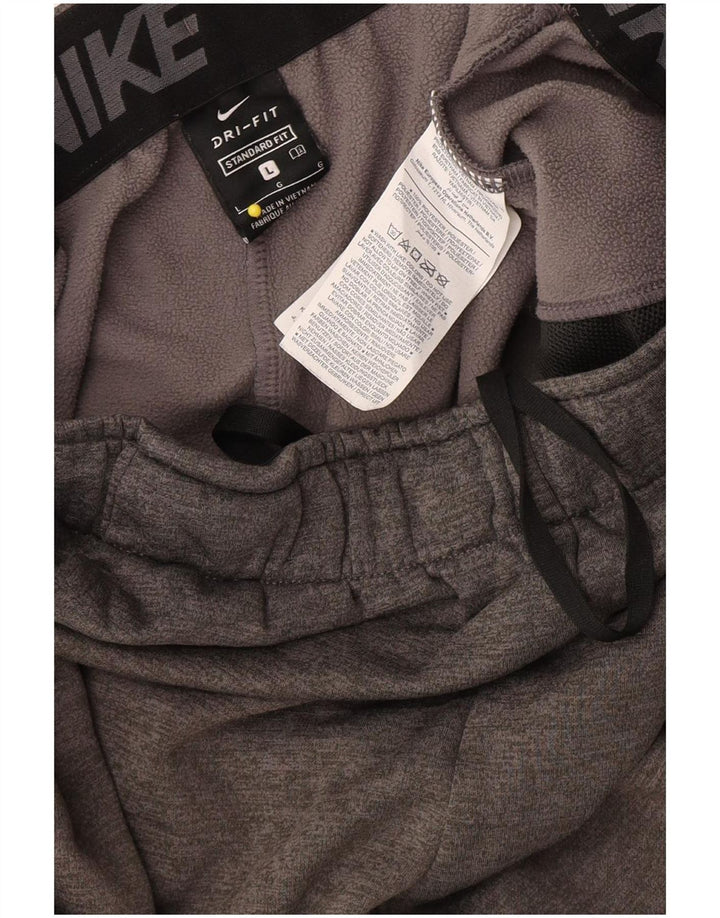 Nike muške Dri Fit standardne hlače za trčanje, veliki sivi poliester