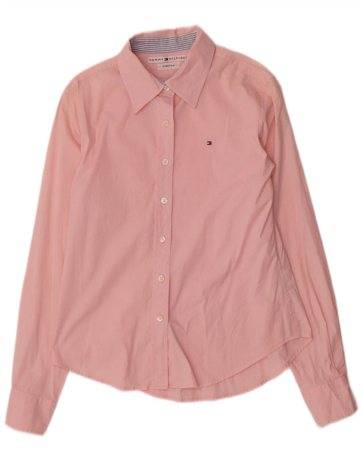 Tommy Hilfiger ženska košulja US 8 Srednje ružičasti pamuk
