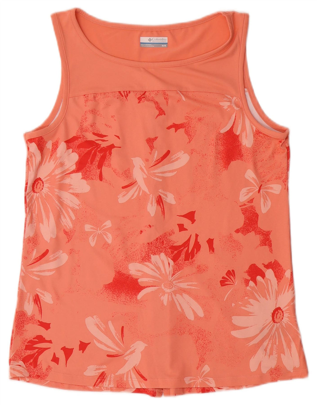 COLUMBIA Ženski grafički prsluk UK 12 srednje ružičasti cvjetni poliester