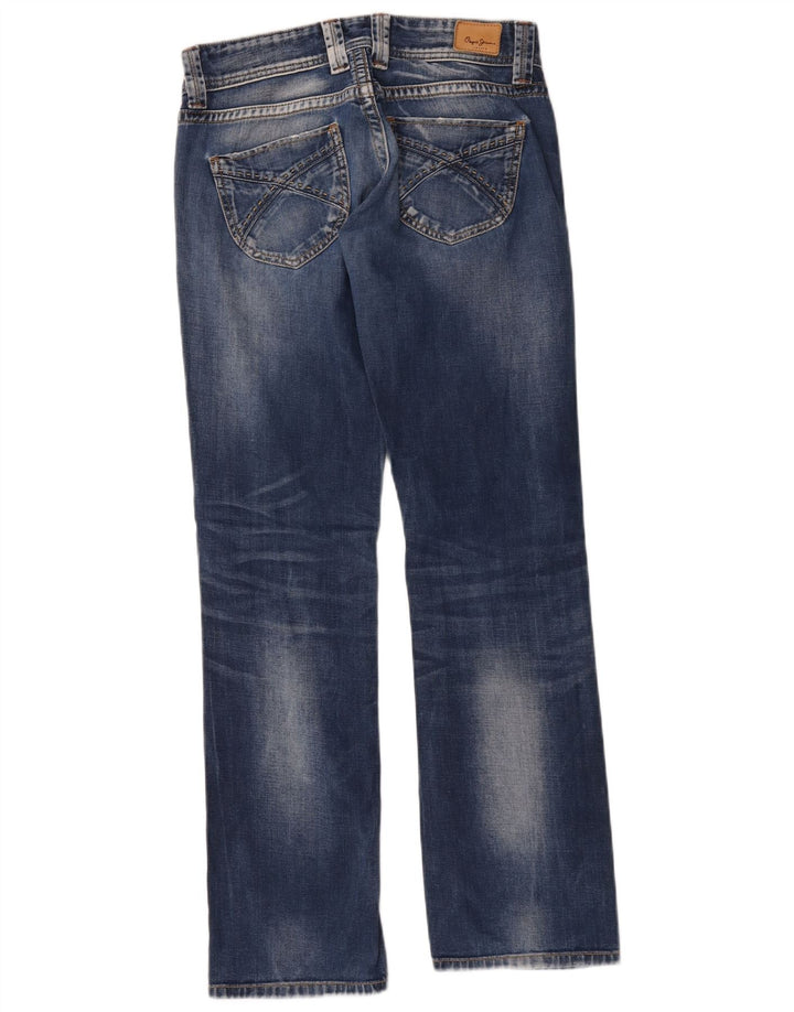 PEPE Jeans Ženske bootcut traperice W27 L32 Plavi pamuk