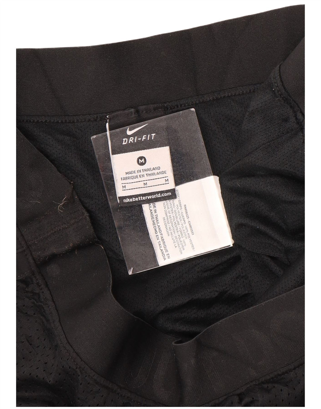 NIKE Ženske Dri Fit Graphic Sport Shorts UK 14 srednje crni poliester