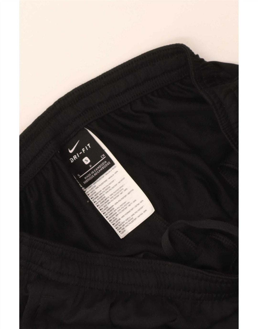 Nike muške Dri Fit hlače za trenirku male crne poliesterske