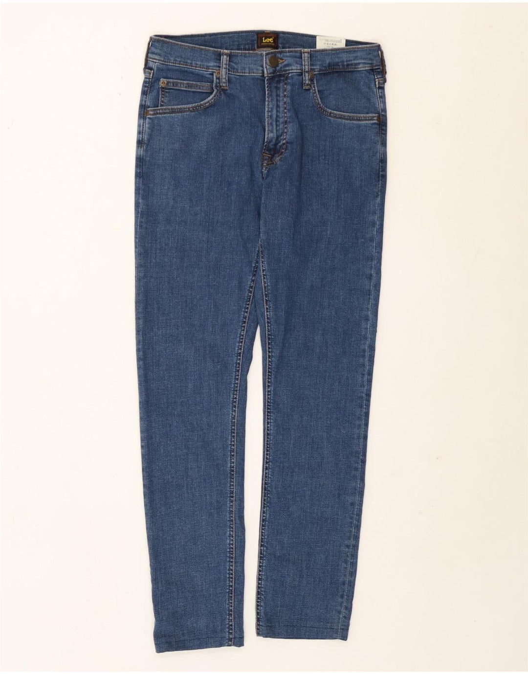 Lee Mens Luke Slim Jeans W29 L29 Plavi pamuk