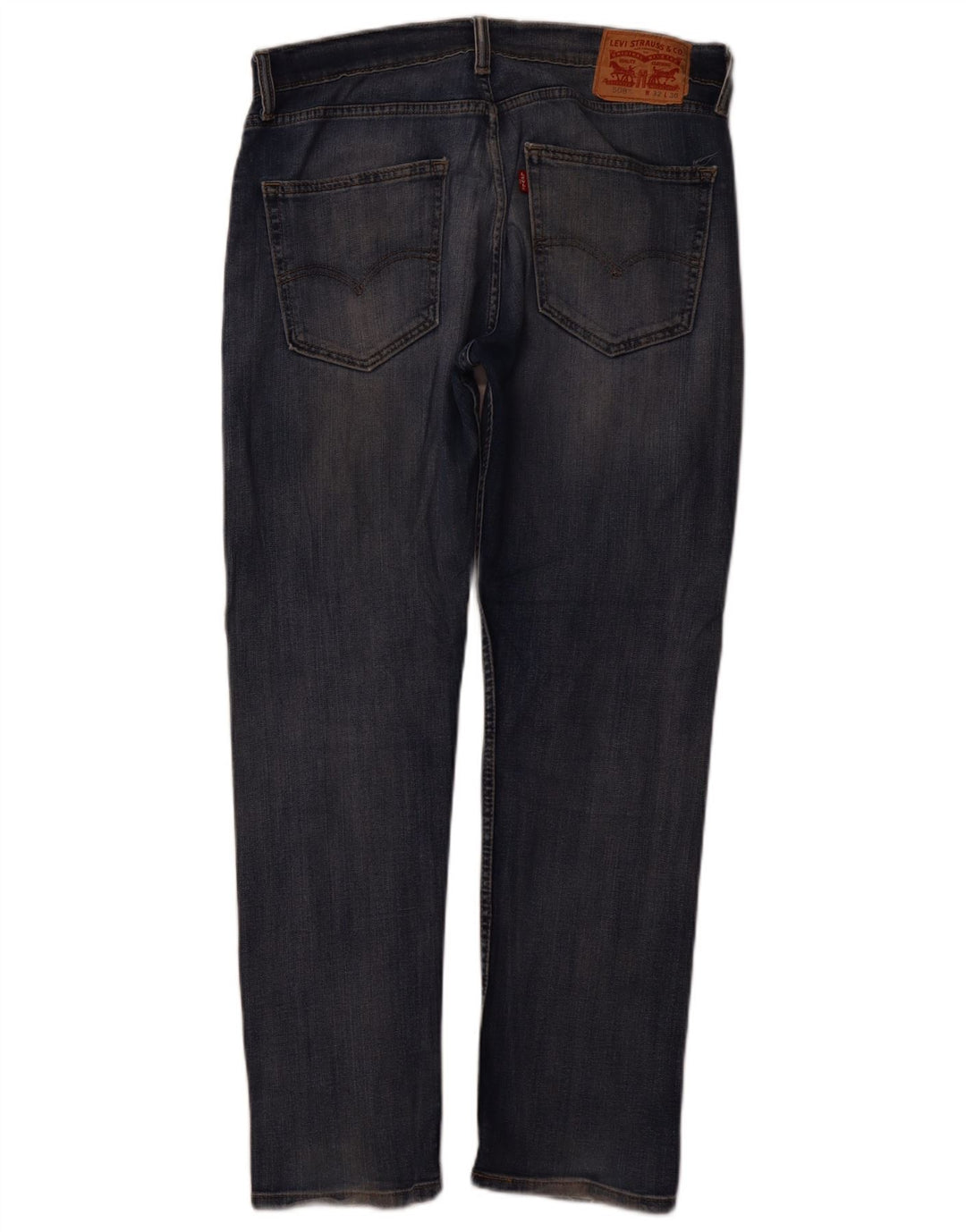 LEVI'S Mens 508 Regular Tapered Jeans W32 L30 Blue Cotton