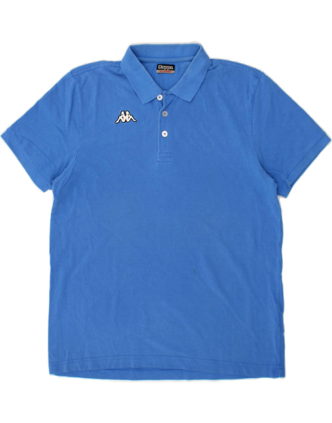 KAPPA Mens Polo Shirt XL Blue Cotton Vintage Kappa and Second-Hand Kappa from Messina Hembry 