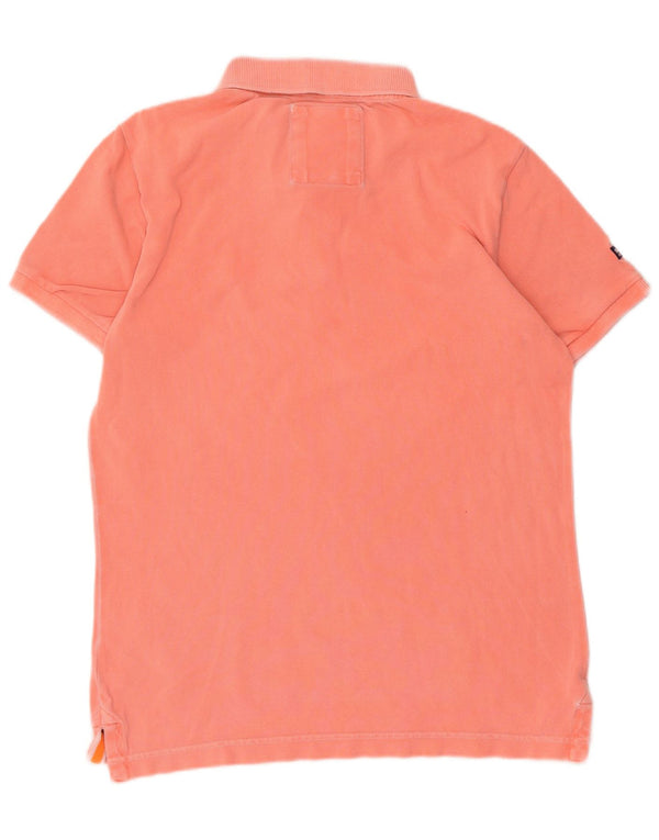 Superdry muška polo majica velika ružičasta pamuk