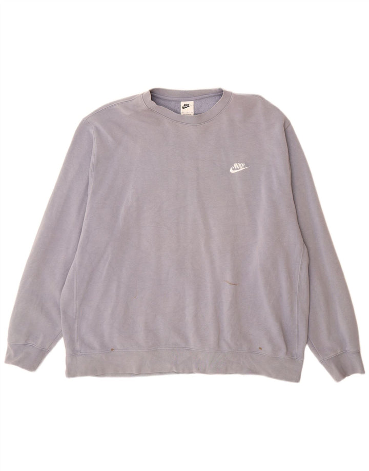 Nike muška majica s kapuljačom 2XL sivi pamuk