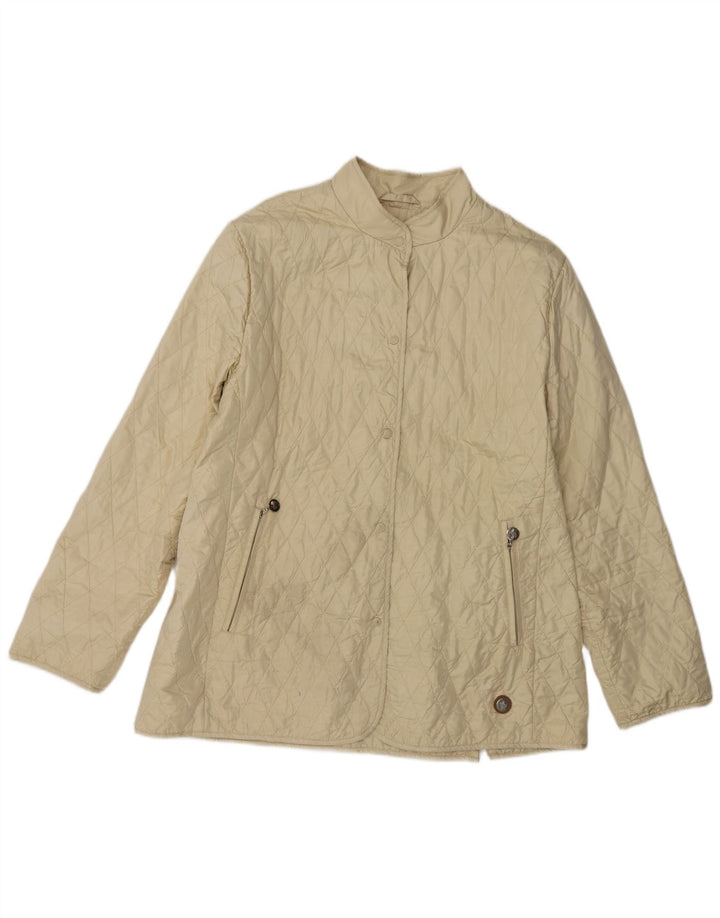 Moncler ženska prošivena jakna, veličina 4 XL, bež