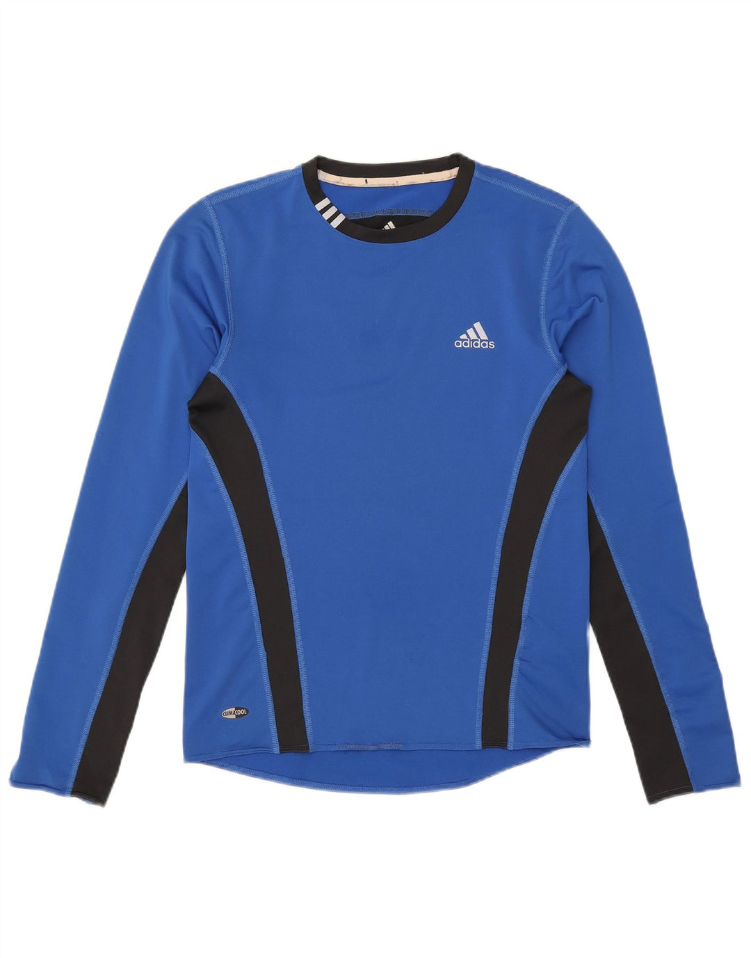 Adidas muška majica Climacool s dugim rukavima, mali plavi poliester u boji
