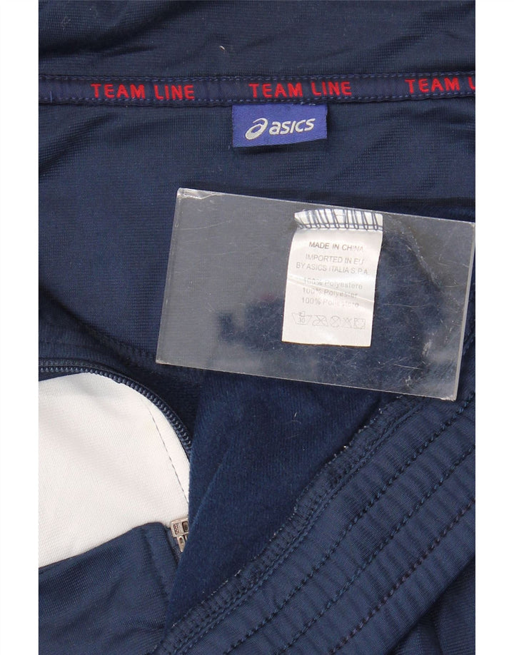 Asics muška gornja jakna za trenirku 2XL tamnoplava poliesterska boja