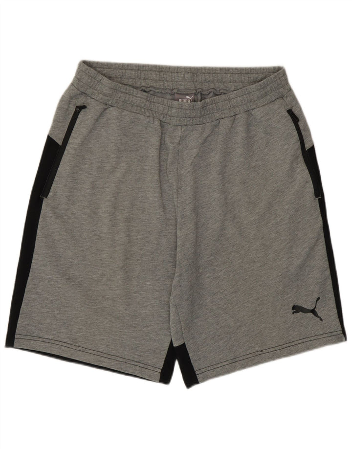 Puma muške sportske kratke hlače Large Grey Colourblock Pamuk