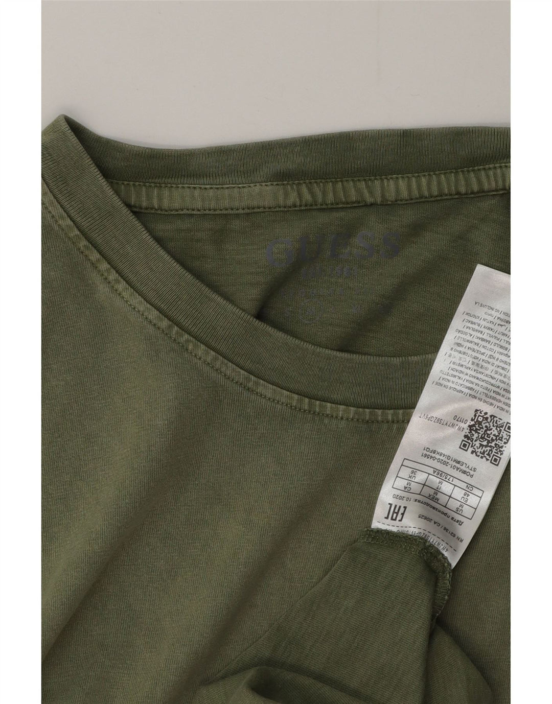 GUESS Muška majica kratkih rukava UK 36 Mali zeleni pamuk