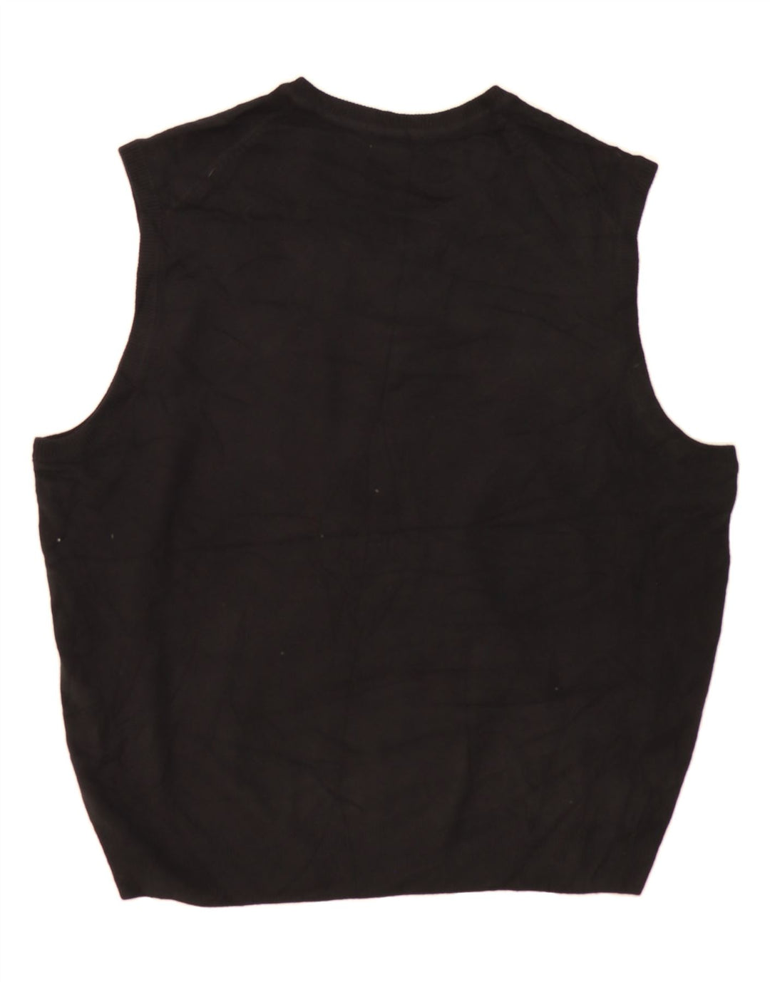 DOCKERS Mens Vest Tank Top 2XL Black Argyle/Diamond Acrylic Vintage Dockers and Second-Hand Dockers from Messina Hembry 