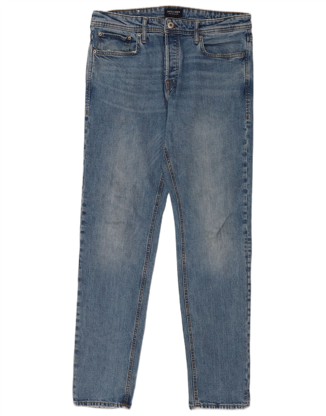 Jack & Jones Muške uske traperice W34 L34 Plavi pamuk