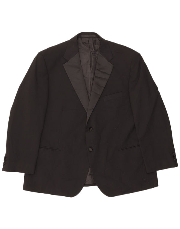 Marks & Spencer muška jakna sako s 2 gumba UK 46 XL Black Colourblock