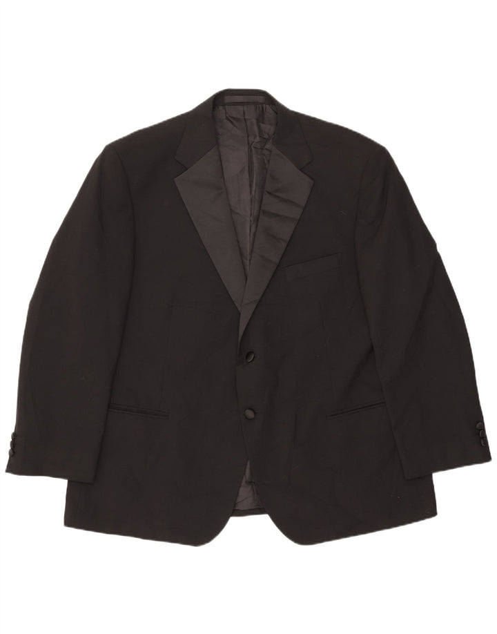 Marks & Spencer muška jakna sako s 2 gumba UK 46 XL Black Colourblock