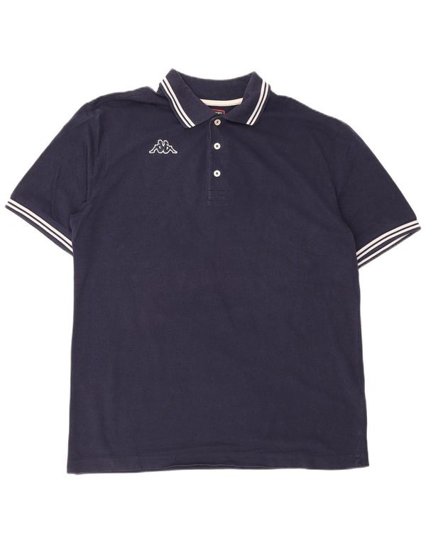 Kappa muška polo majica XL tamnoplavi pamuk na pruge
