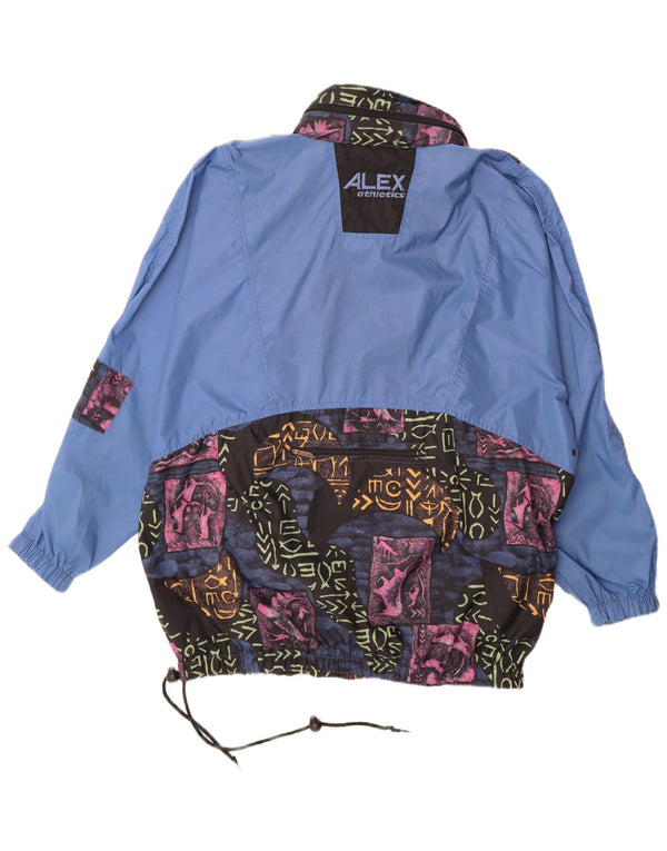 ALEX ATHLETICS muška anorak jakna UK 40 velika plava geometrijska poliamida