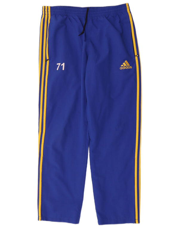 Adidas muške grafičke trenirke hlače UK 40/42 srednje plave boje
