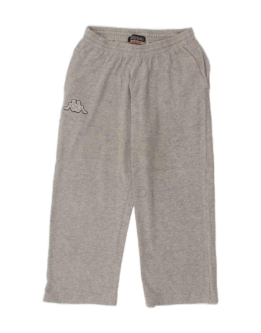 KAPPA Womens Capri Tracksuit Trousers Large Grey Cotton Vintage Kappa and Second-Hand Kappa from Messina Hembry 