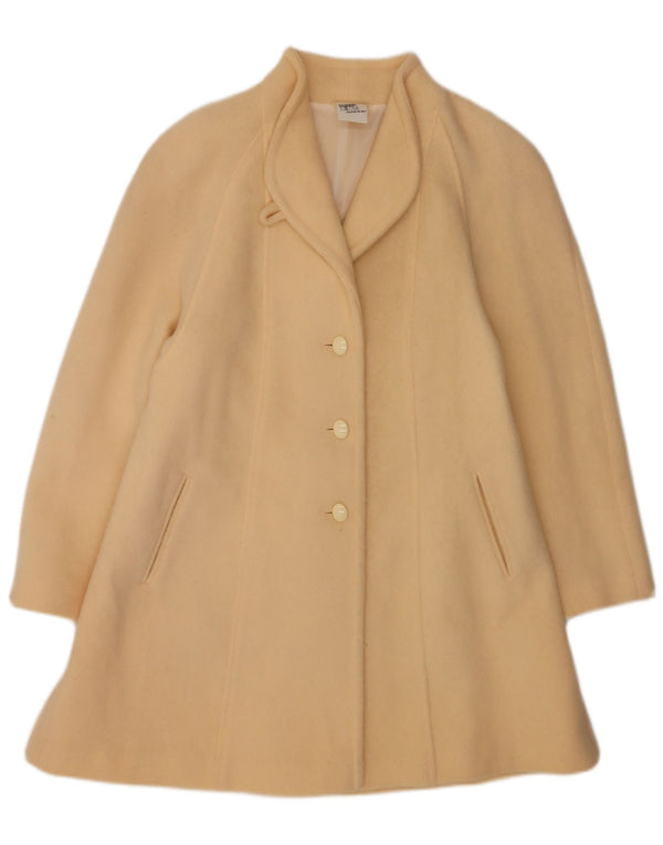 Vintage ženski kaput UK 14 Large Beige Nova vuna