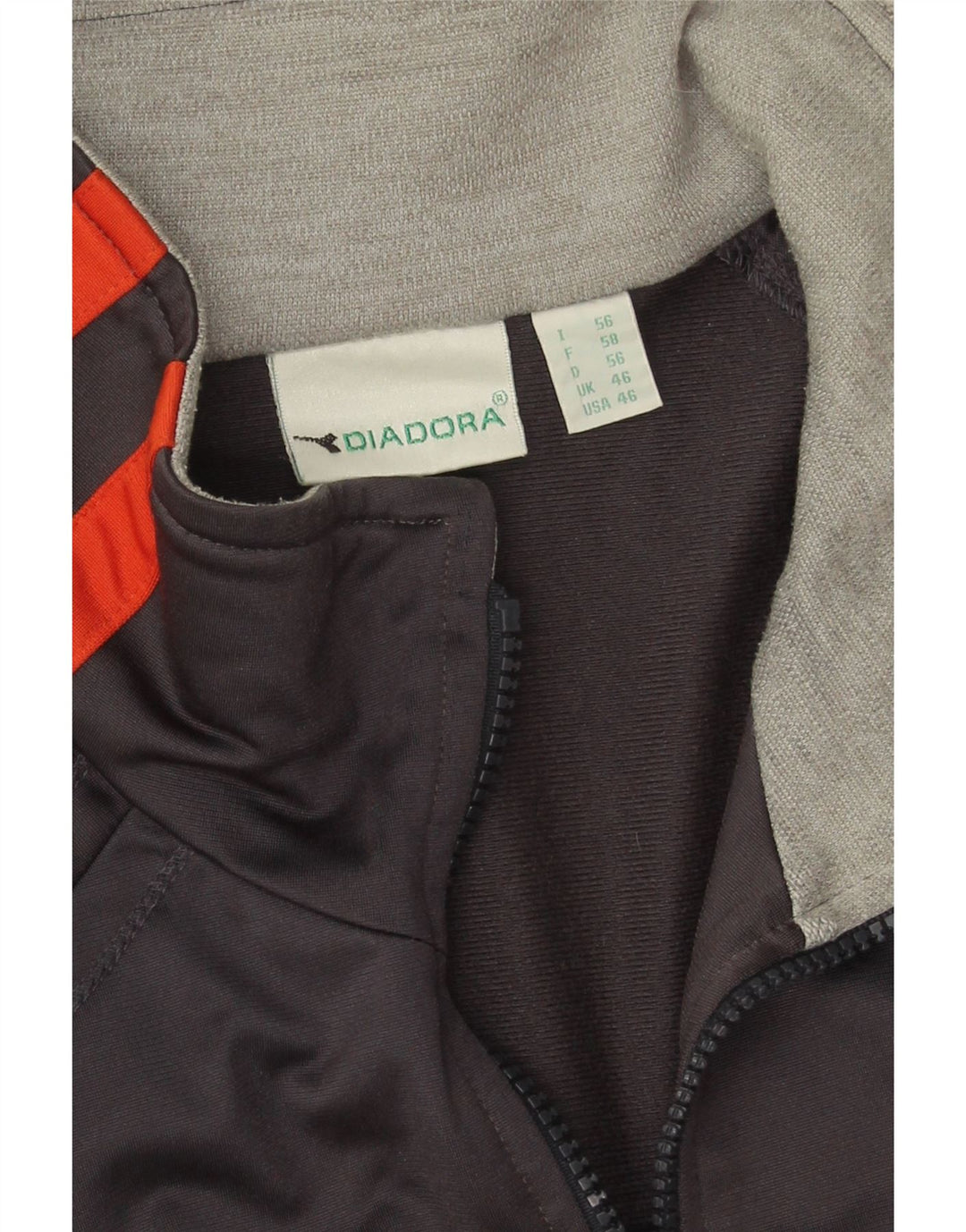 Diadora muška gornja jakna za trenirku UK 46 2XL sivi poliester u boji