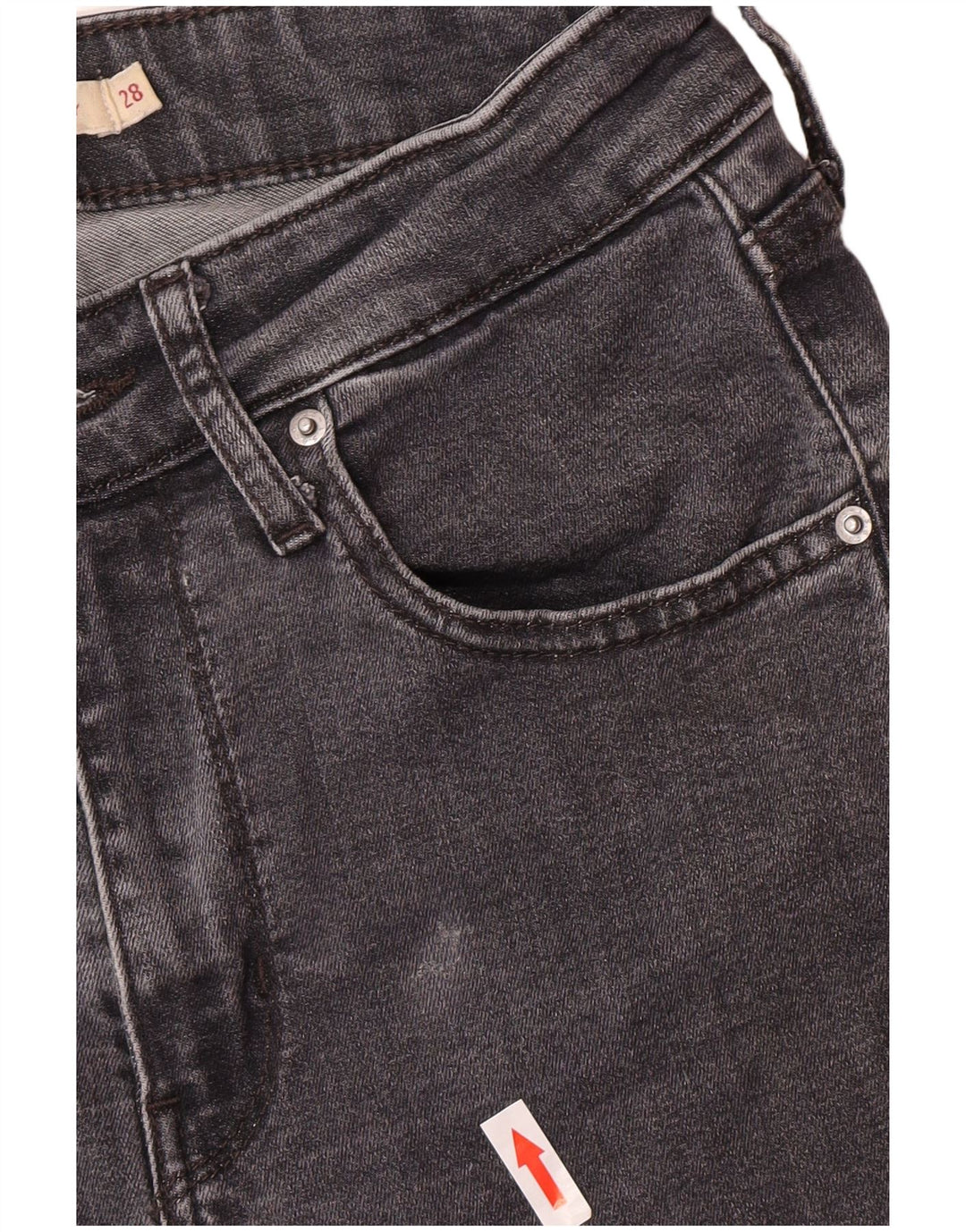 Levi's ženske 721 uske traperice W28 L28 sivi liocel