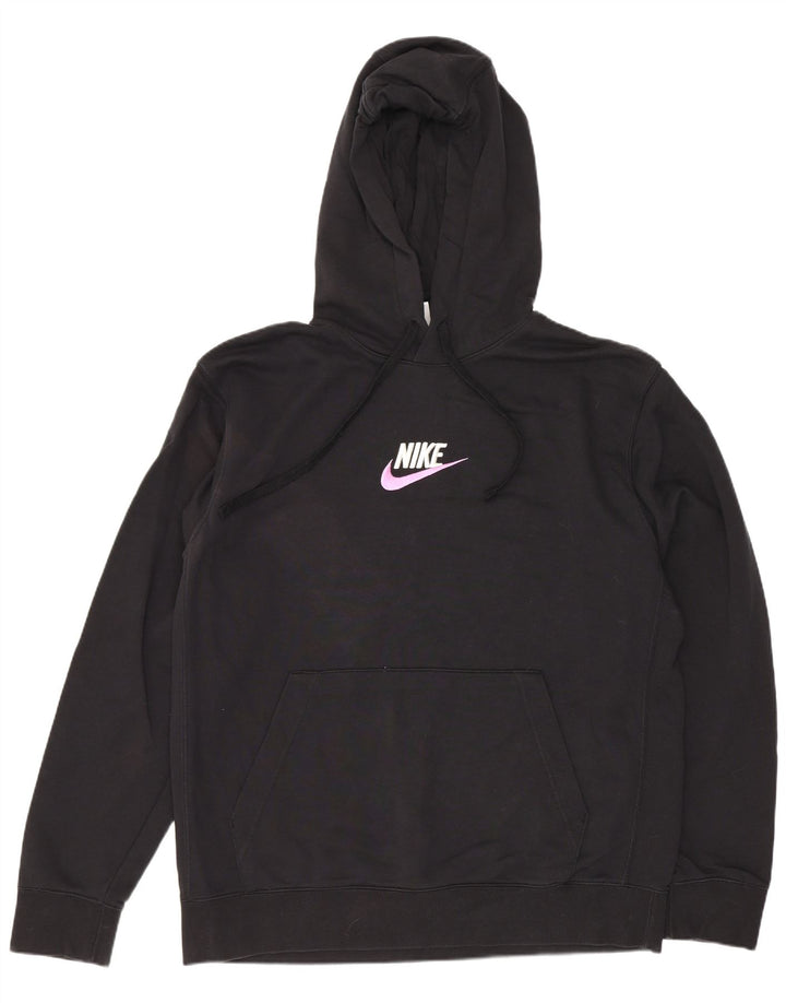 Nike muška majica s kapuljačom, veliki crni pamuk