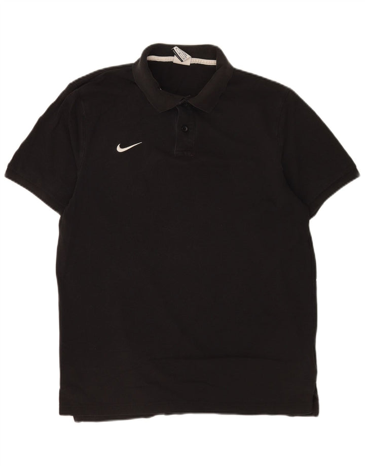 Nike muška polo majica srednje crne pamučne boje