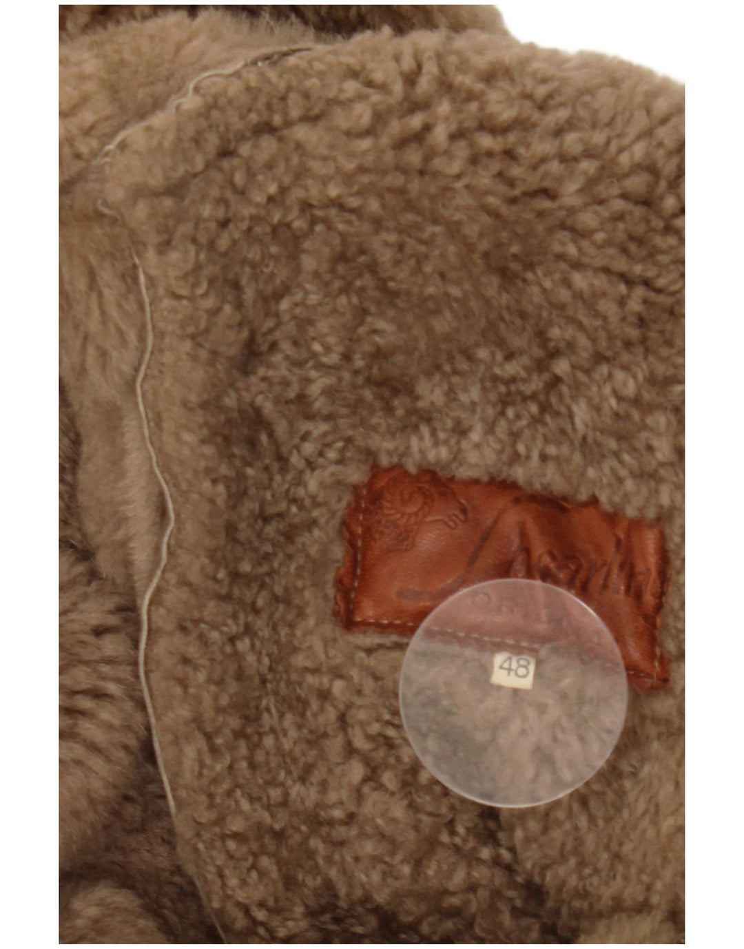 SHEARLING Ženski kaput od striženih šiša s kapuljačom IT 48 XL Smeđa