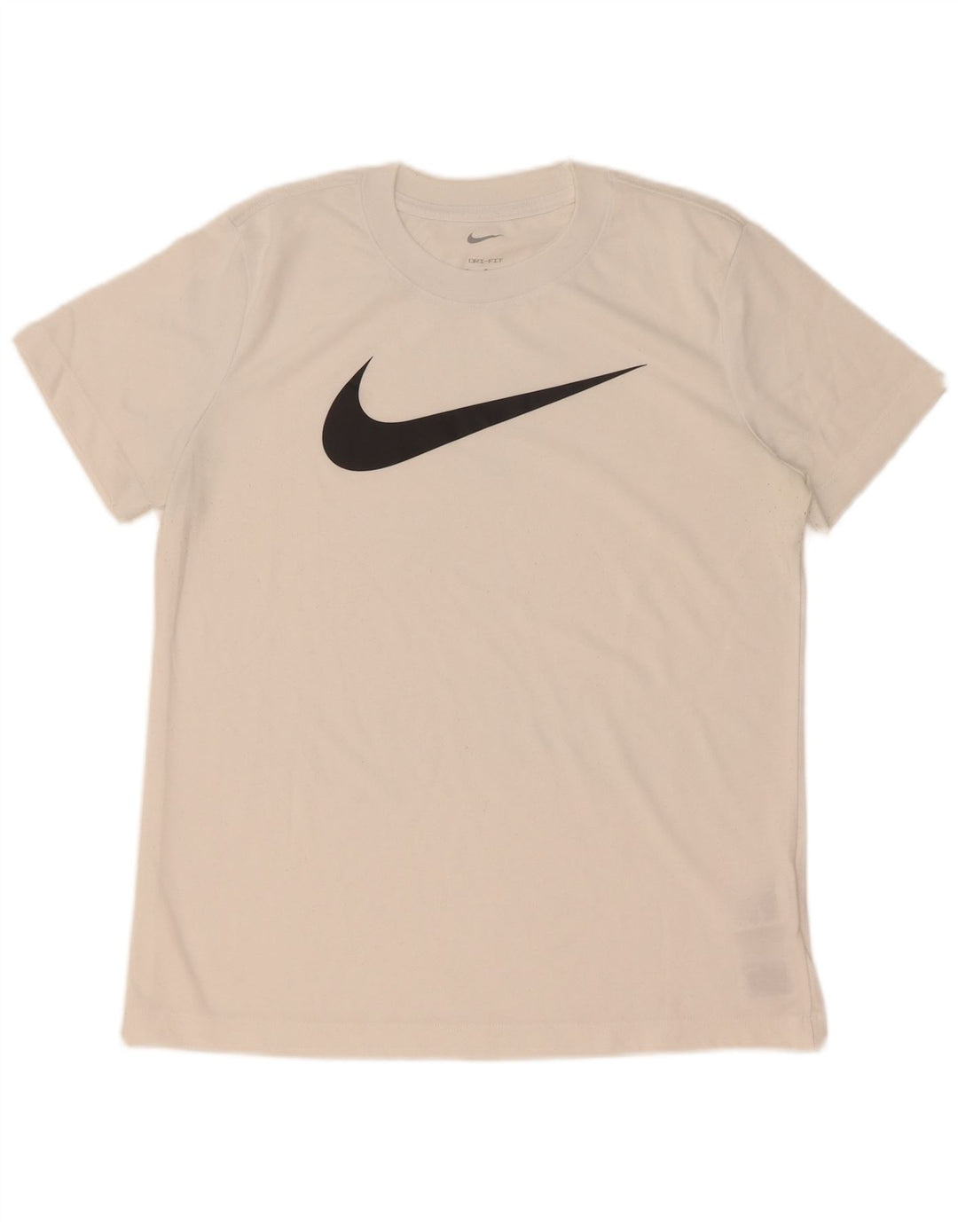 Nike Dri Fit Graphic T-Shirt Top srednji bijeli poliester