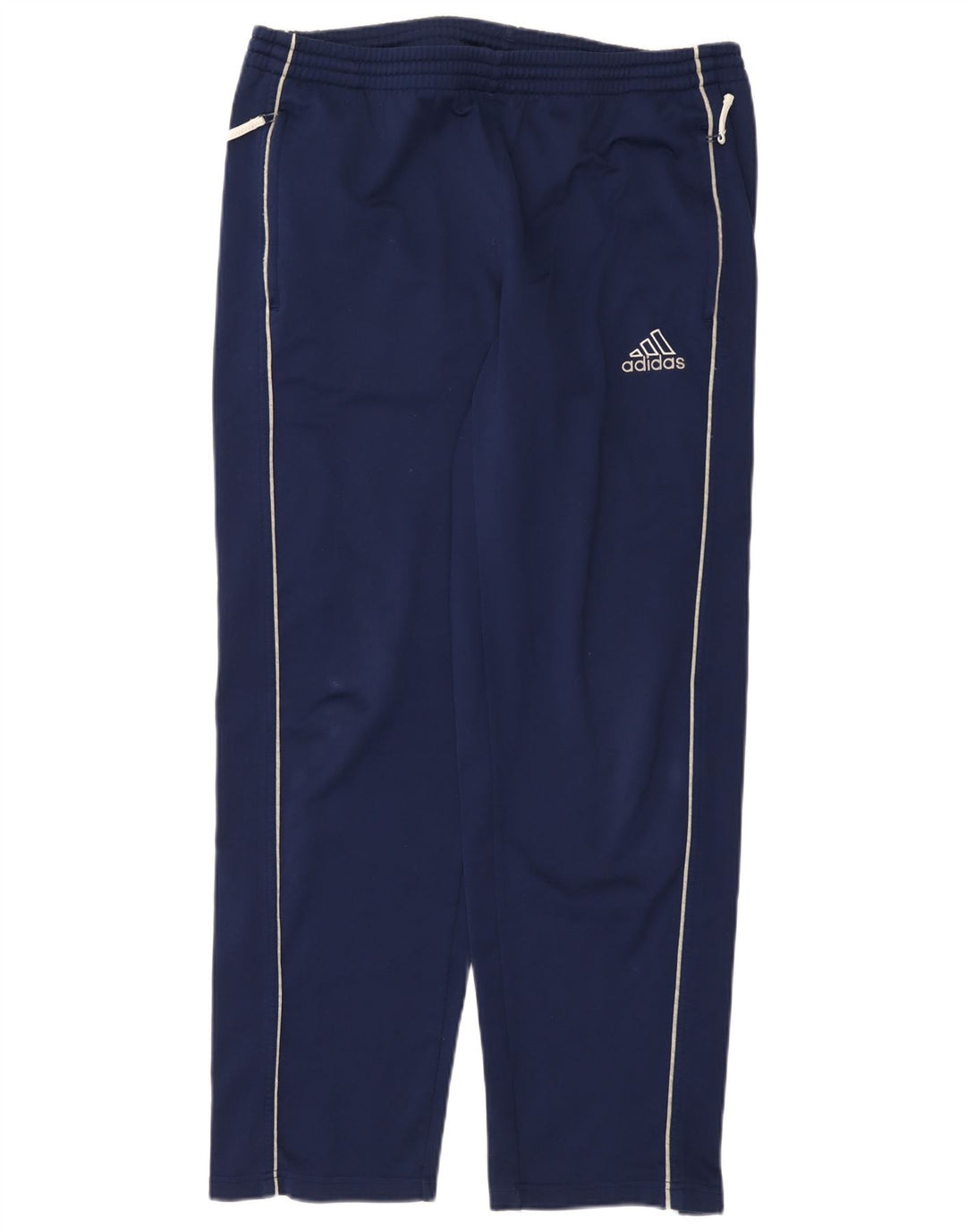 Adidas muške hlače za trenirku UK 38/40 Srednje tamnoplave poliesterske hlače