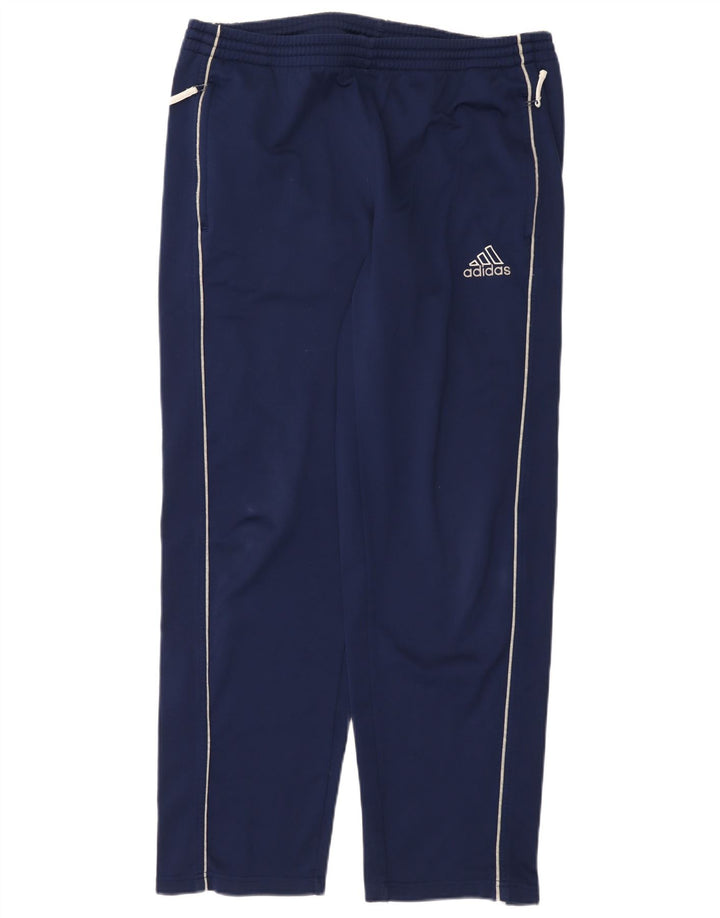 Adidas muške hlače za trenirku UK 38/40 Srednje tamnoplave poliesterske hlače