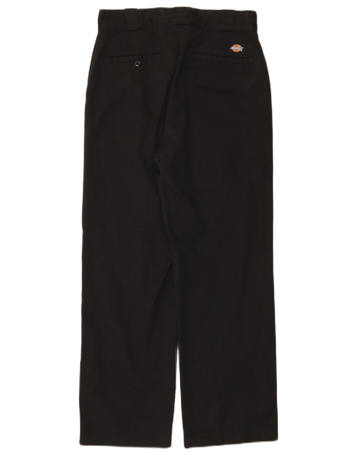 Dickies muške ravne chino hlače W28 L27 crni poliester