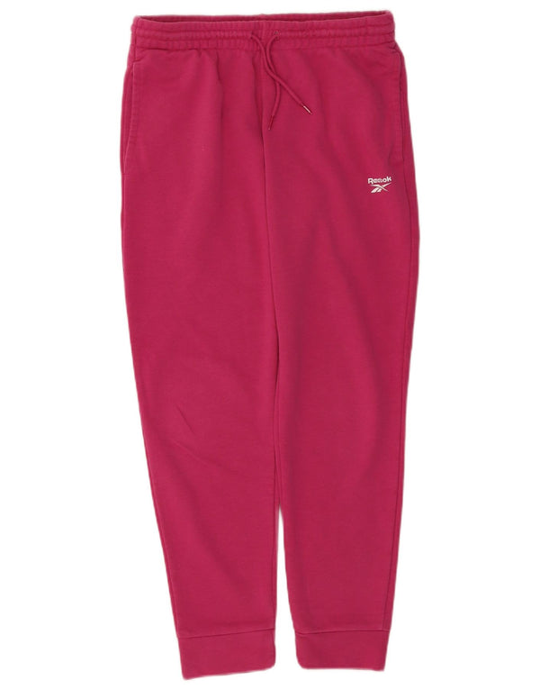 Reebok Ženska trenirka Hlače Joggers UK 8/10 Small Pink Cotton