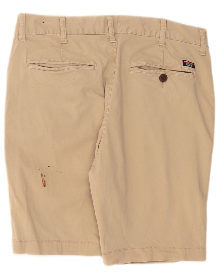 Superdry muške chino kratke hlače W32 srednje bež pamuk