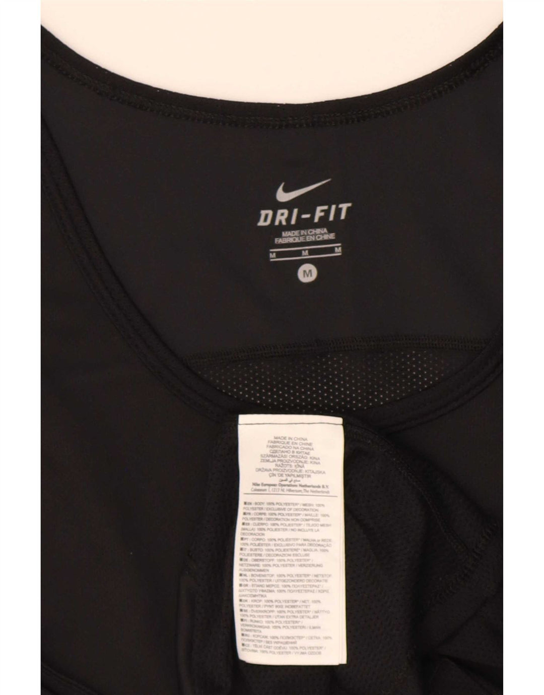 Nike Dri Fit Vest Top Srednji crni poliester