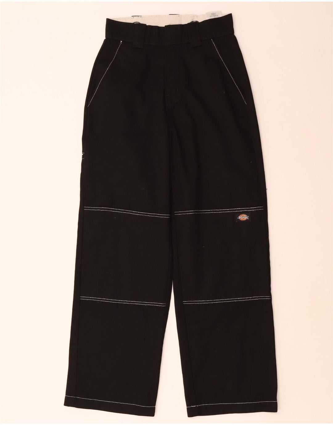 Dickies muške ravne kargo hlače W24 crni poliester