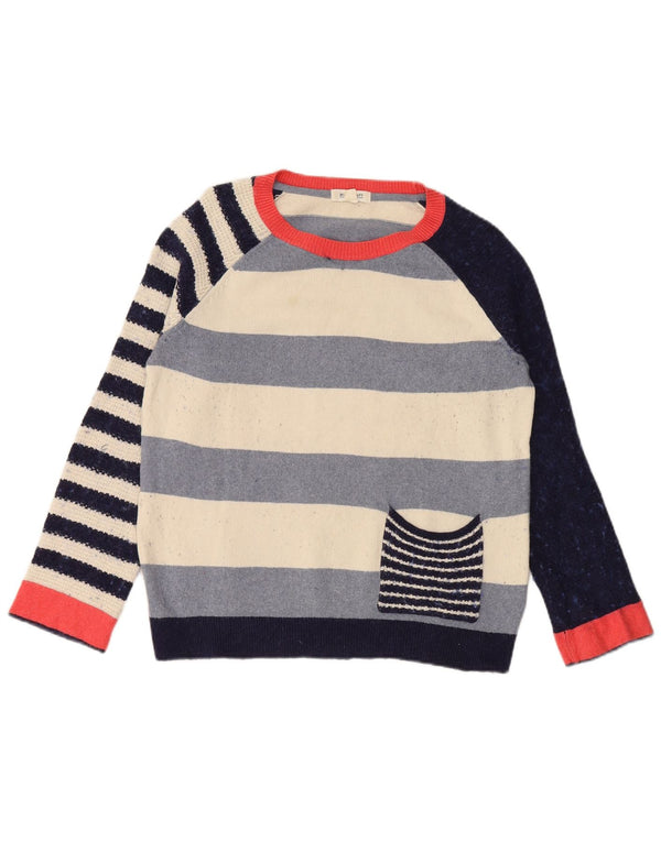 WHITE STUFF Ženski džemper s veznim izrezom UK 12 Srednji višebojni