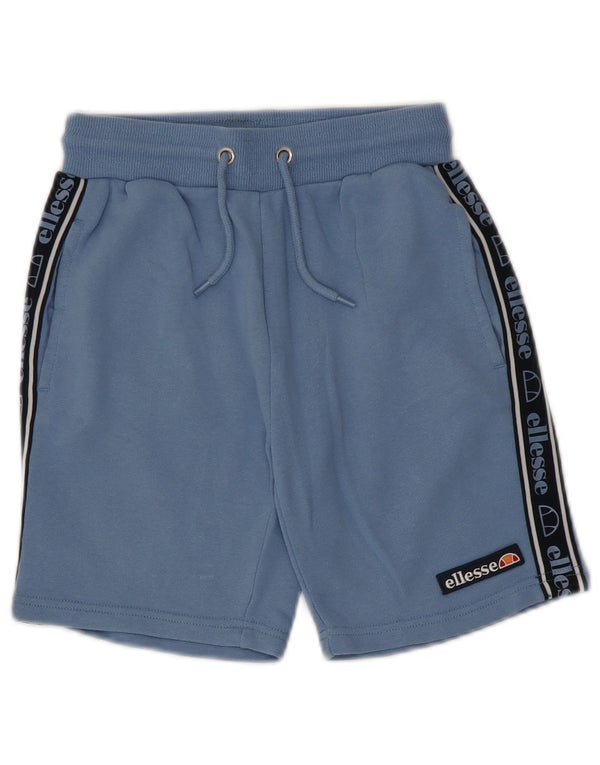 Ellesse Boys Graphic Sport Shorts 10-11 Years Blue Colourblock Pamuk