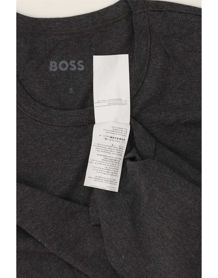 Hugo Boss Muška majica kratkih rukava Mali sivi pamuk