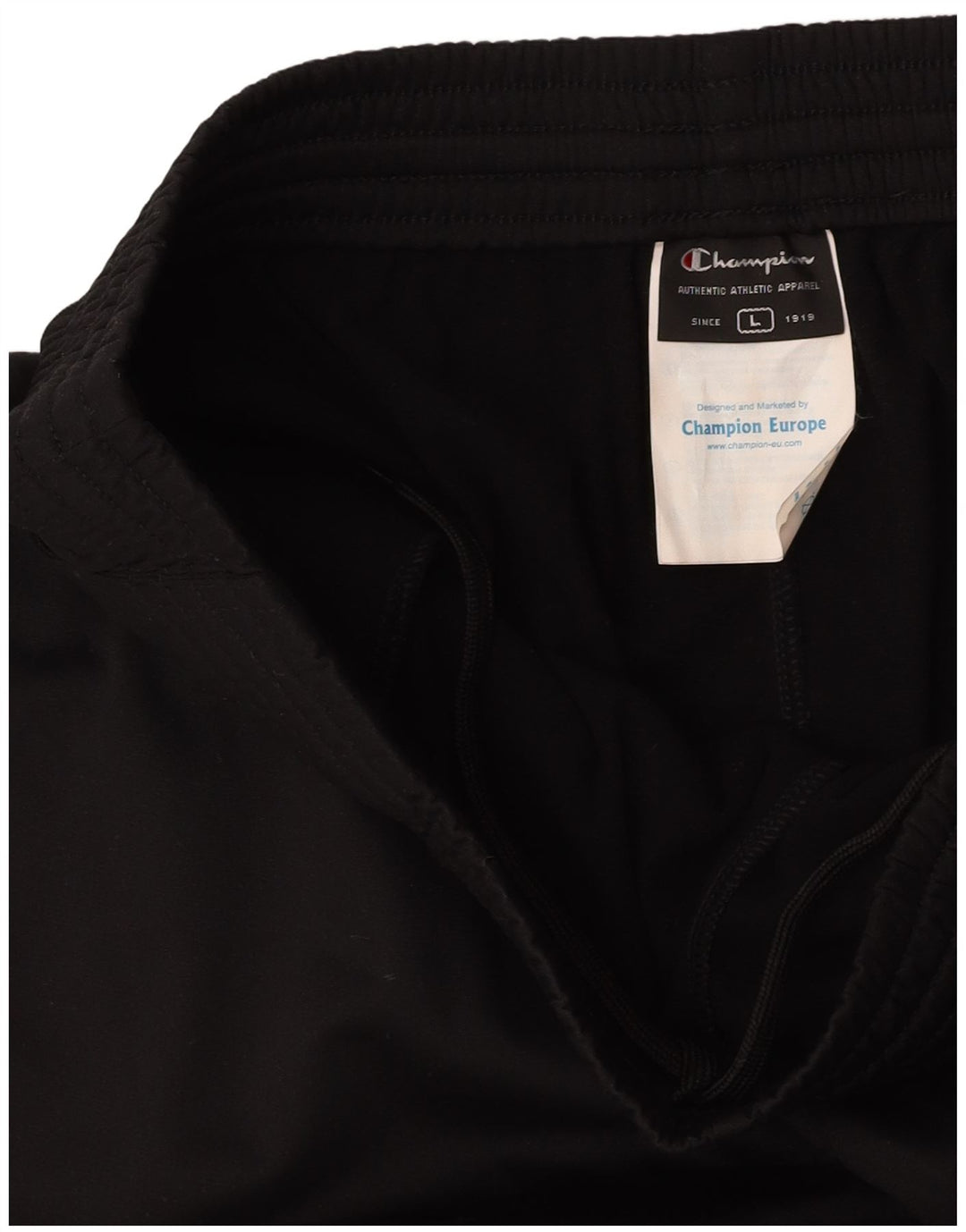 CHAMPION Muške hlače za trenirku, velike crne poliesterske hlače